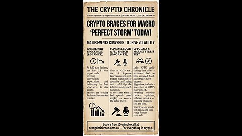 The crypto market is bracing for a potential macro “perfect storm” today
