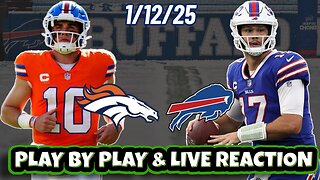 Buffalo Bills vs Denver Broncos Live Reaction | WILD CARD | NFL | 1/12 | Bills vs Broncos