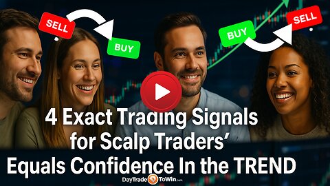 How 4/4 Exact Trading Signals📈 for Scalp Traders Equals Confidence In the TREND