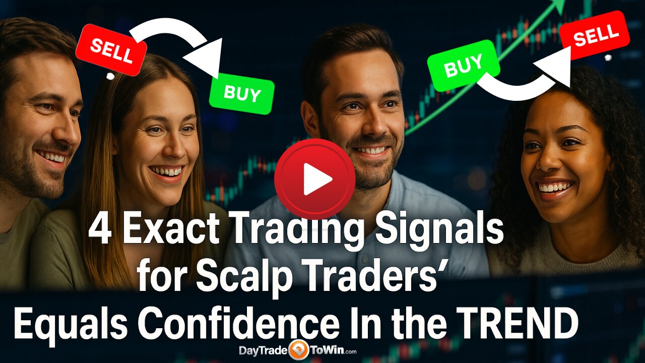 How 4/4 Exact Trading Signals📈 for Scalp Traders Equals Confidence In the TREND