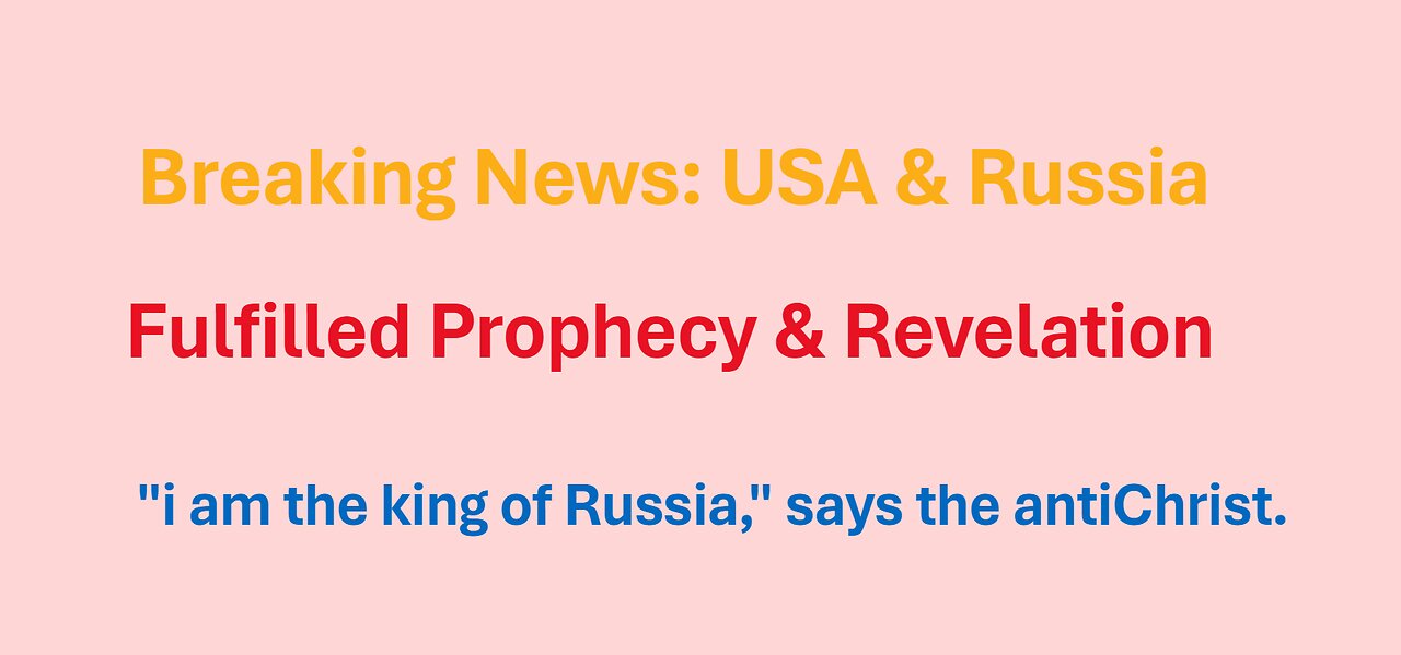 Breaking News: Russia Vs. USA