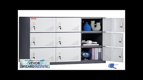 VEVOR Metal Locker for Employees 9 Doors Storage Cabinet with Card Slot Review