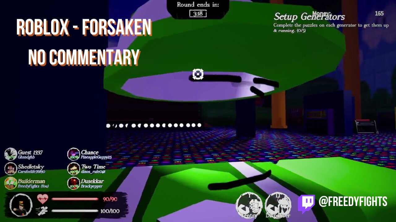 Silly No Head Builderman Bug - Roblox - Forsaken Gameplay - No Commentary - 10/15/2025