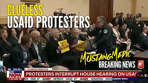 BREAKING NEWS 🚨 USAID protesters disrupt Kash Patel's Committee Hearing.