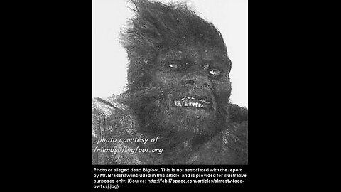 REAL BIGFOOT EVIDENCE SLIDESHOW