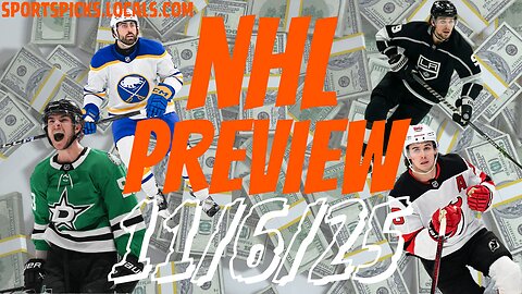 NHL Betting Preview - 11/6/25