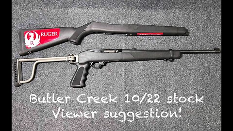 Viewer suggested 10/22 Butler Creek folding stock minimalist Survival Rifle