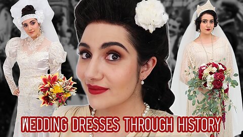 I Tried Wedding Dresses Through History