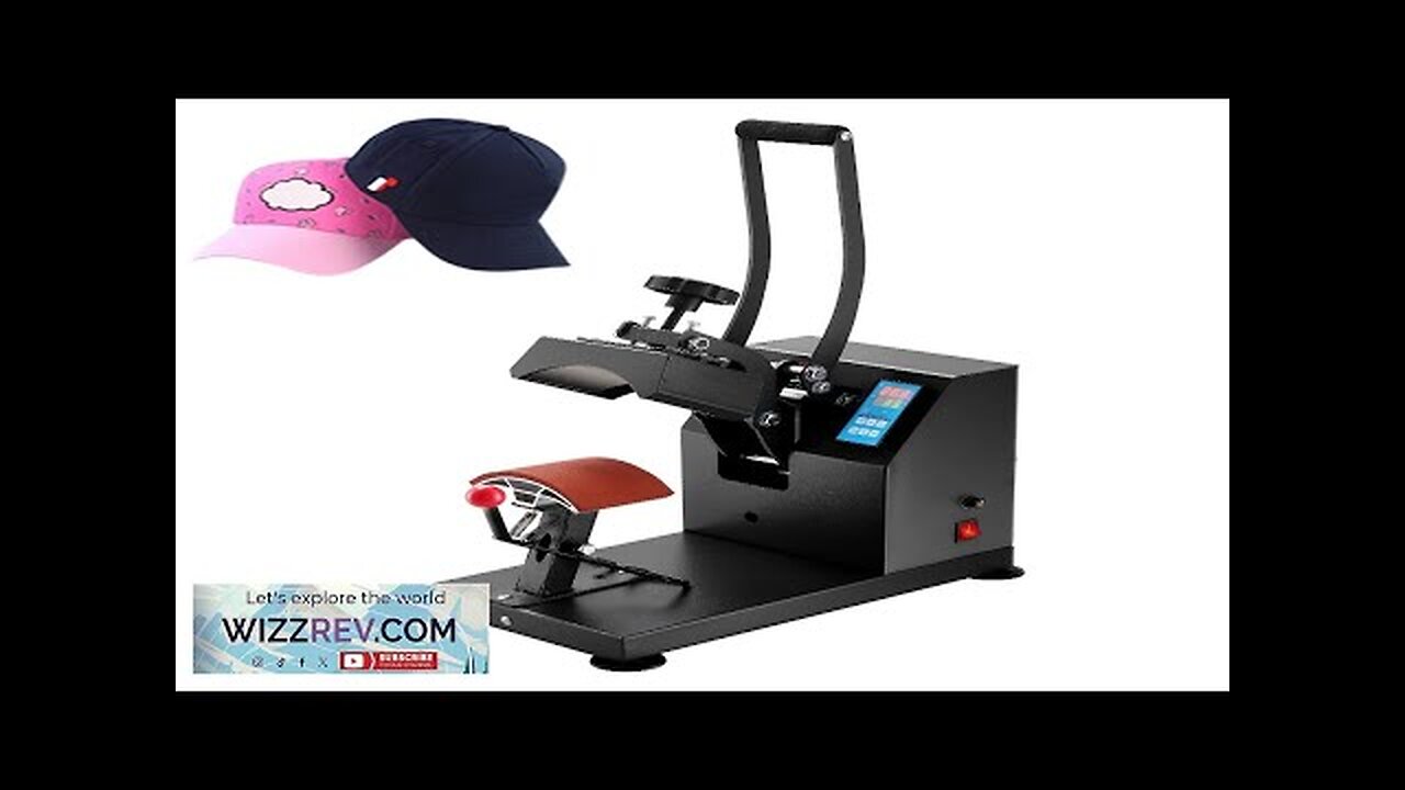 VEVOR Heat Press 6x3.75Inch Curved Element Hat Press Clamshell Design Heat Press Review