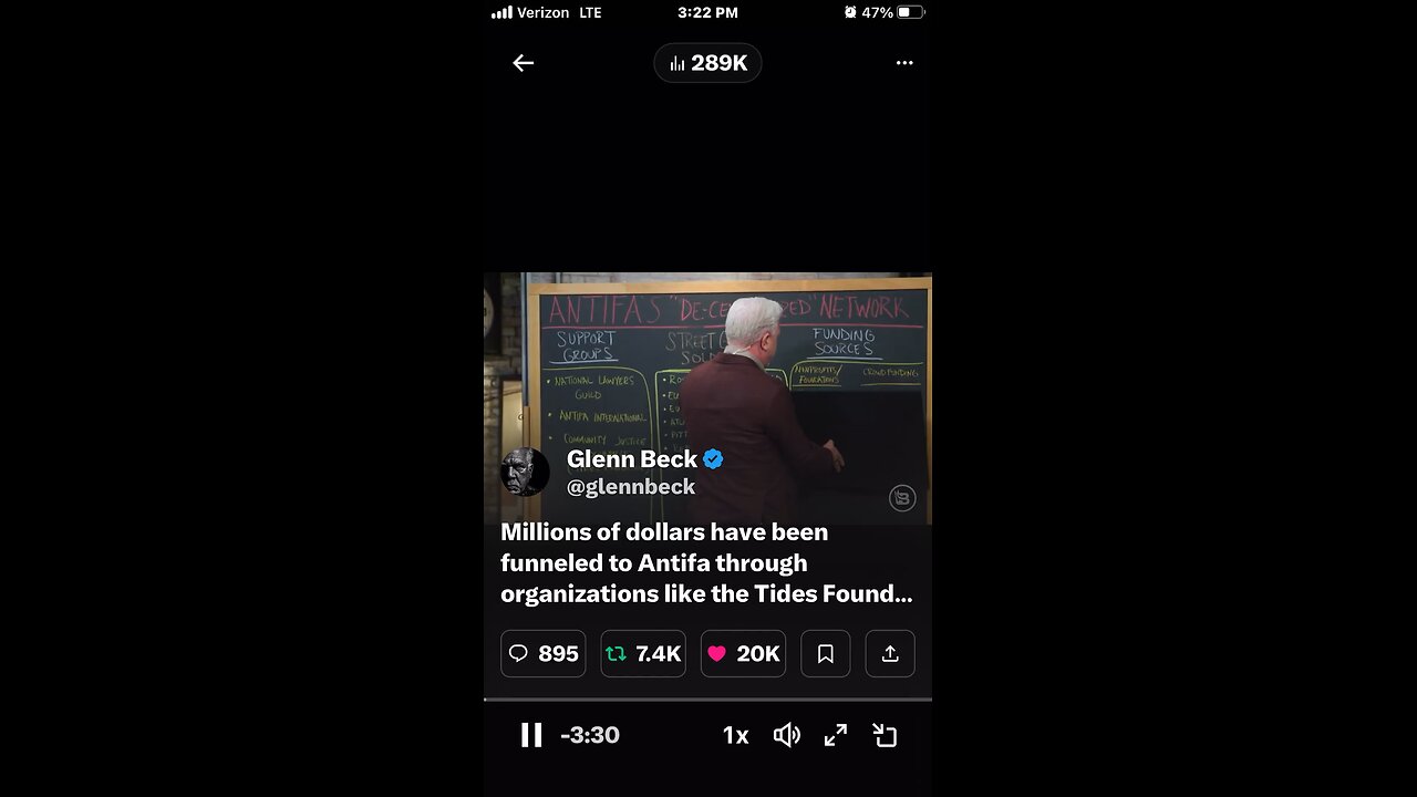 Millions of dollars have been funneled to Antifa through organizations like the Tides Foundation, th