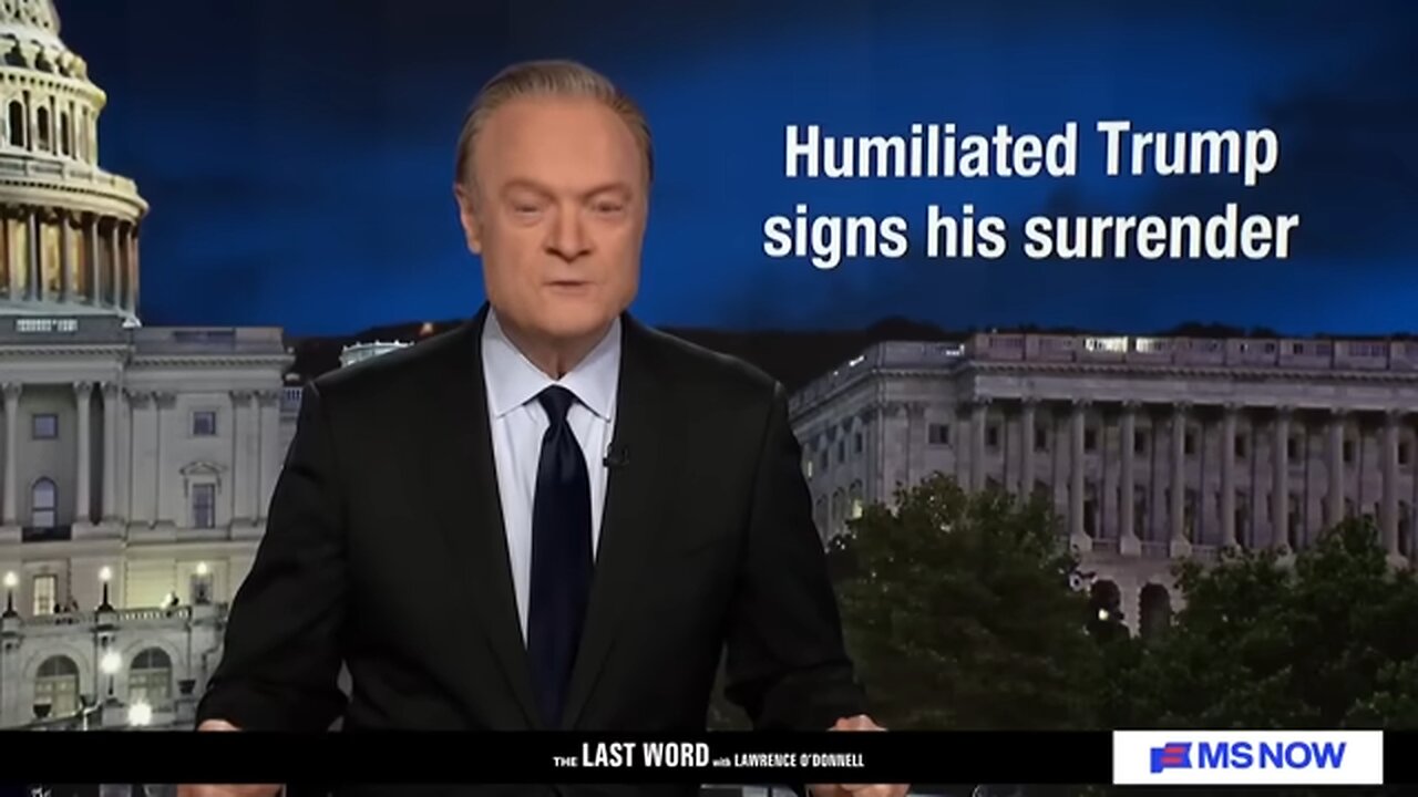 Lawrence: Donald Trump put his surrender and humiliation in writing signing Epstein files bill