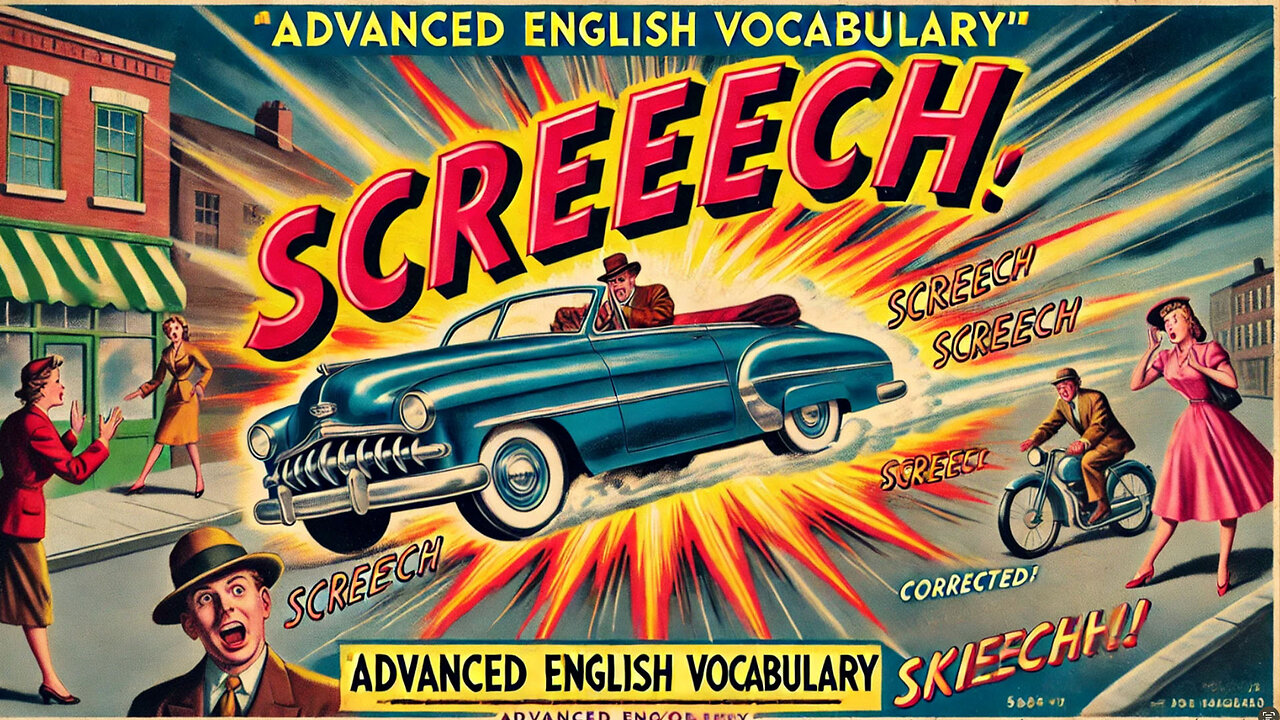 Vocabulary and Pronunciation "SCREECH" Advanced English