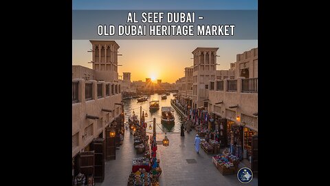 Al Seef Dubai – Old Dubai Heritage Market 🇦🇪 | Creek, Boats & Culture 🌟