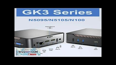 GK3V PRO N5095 GK3 PLUS N100 Windows 11 Pro Mini PC DDR4 Review