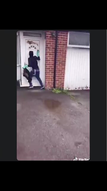 His neighbors dog would not stop crapping on his property. This was his unique solution.🐕💩😆😆