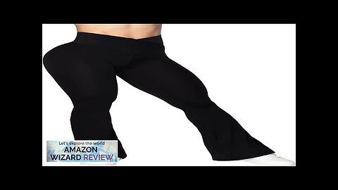 Sunzel Flare Leggings Crossover Yoga Pants with Tummy Control High-Waisted and Wide Review