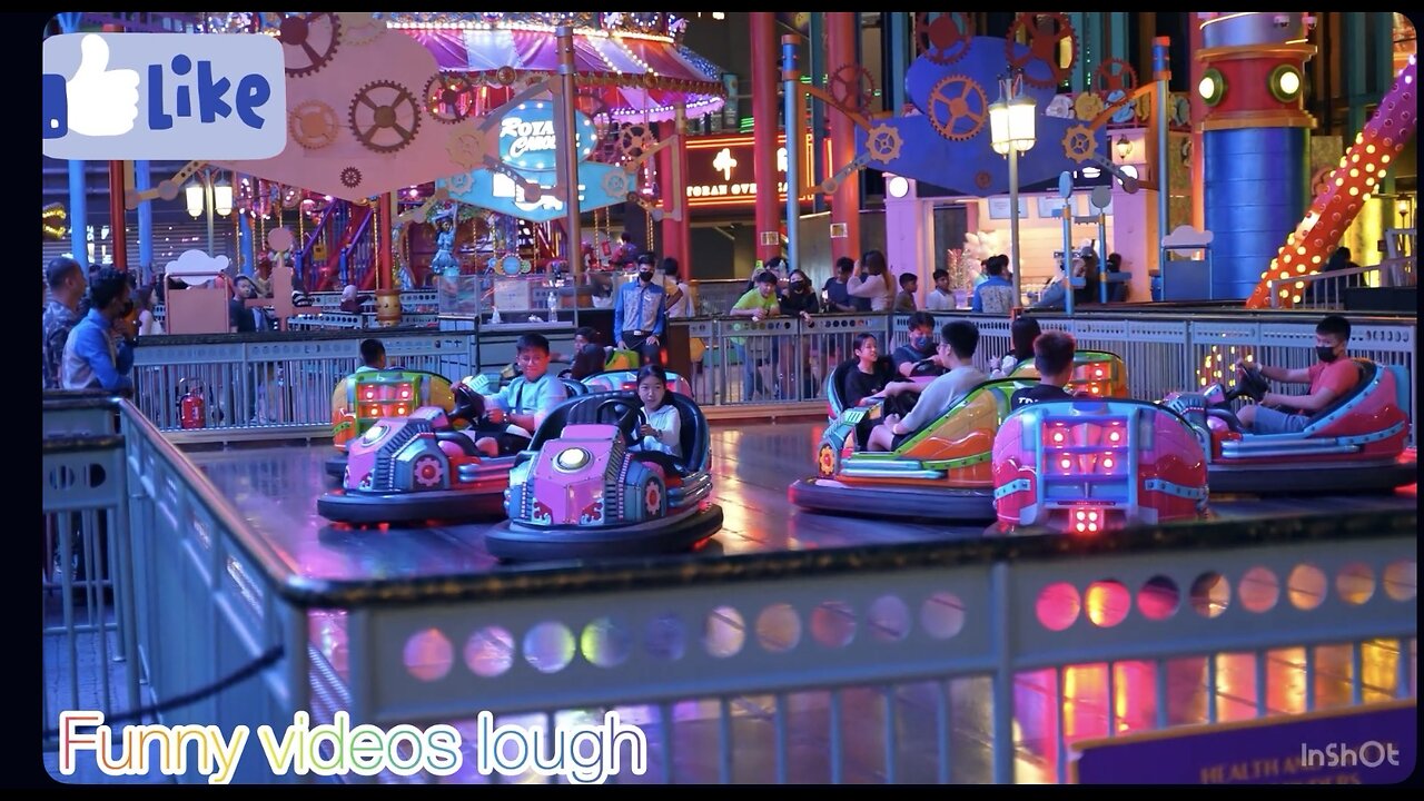 Crazy Bumper Car Chaos! 😂 Lights, Speed & Non-Stop Fun!