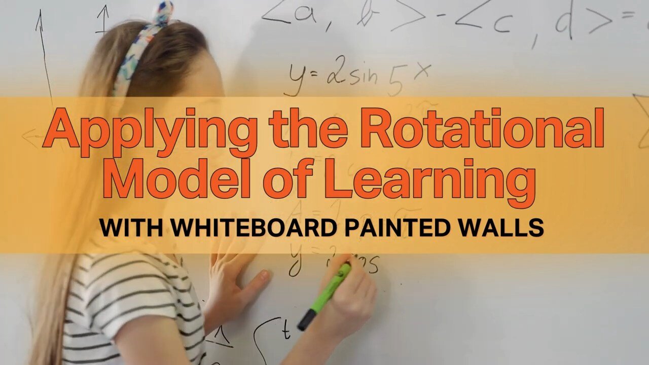 Applying the Rotational Model of Learning with Whiteboard Painted Walls