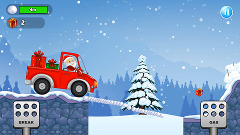 Santa Claus Game: Hill Climb - Android Gameplay [5+ Mins, 1080p30fps]