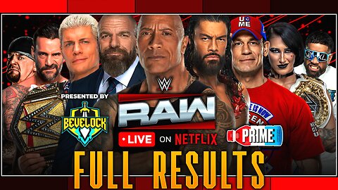 Full WWE Raw on Netflix 2025 Results | Bevelock