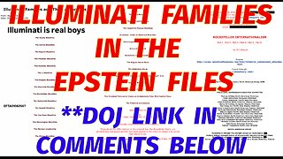 🔲🔺Epstein Files: Illuminati Families Email ▪️ DOJ Link in Comments below