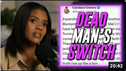 BREAKING VIDEO: Candace Owens Has Activated Her "Dead Man’s Switch" In Case Anything Happens To Her After Claiming Charlie Kirk Feared For His Life ONE DAY Before He Was Assassinated!