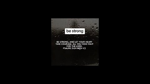 be strong #biblebuild #bibleverse #bibleverseoftheday #bible #christiantiktok