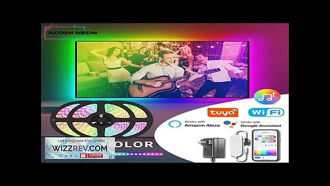 WIFI TUYA RGBIC LED Strip Lights Dreamcolor Led Light Strip Music Sync Review