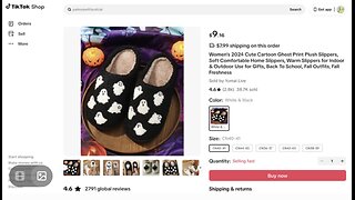 2024 Cute Cartoon Ghost Print Plush Slippers, Grok AI