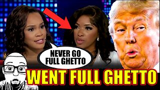 Dem Jasmine Crockett SELF DESTRUCTS In Live Interview! Mediocre White Tears? Trump Slander Lawsuit?