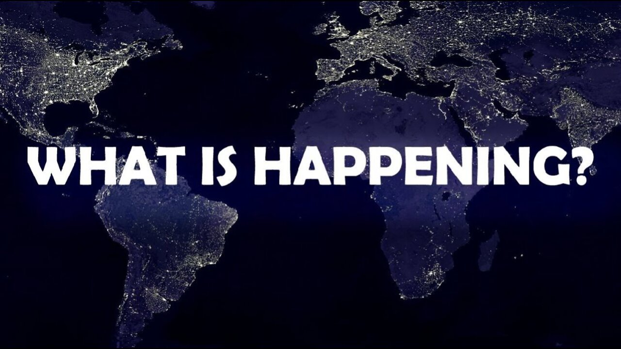 "What is Happening"?.....with brother Dan