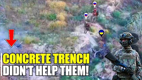 Storms Ukrainian trench, a soldier wisely chooses to surrender in Kleshcheevka