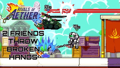 2 FRIENDS THROW BROKEN HANDS