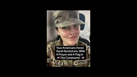 Honoring Sarah Beckstrom