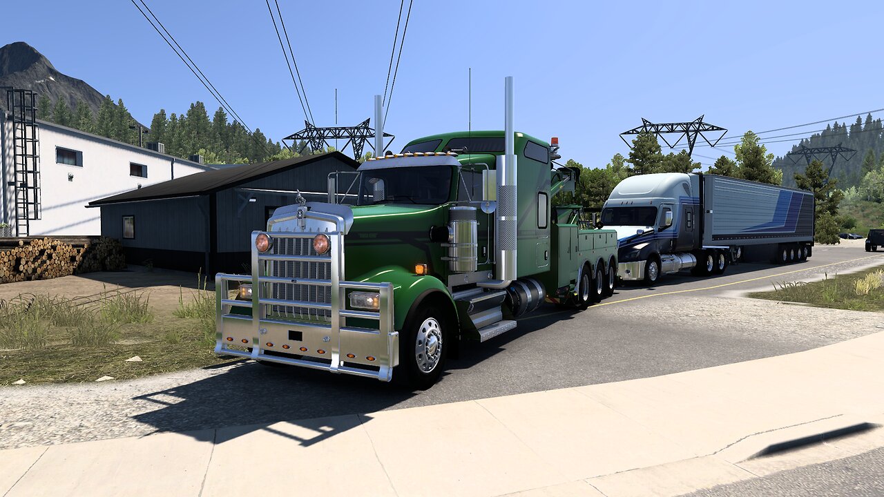 British Columbia wrecker run / American Truck Simulator