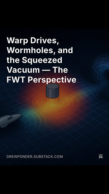 Warp Drives, Wormholes, and the Squeezed Vacuum — The FWT Perspective