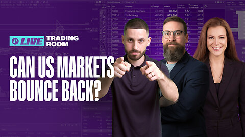 Live Trading: TRUMP’S DAVOS SPEECH — Selloff or Surge? | NFLX Cash Deal with WBD (January 21)