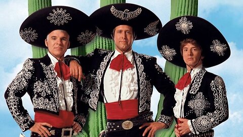 Three Amigos-Steve Martin, Martin Short, Chevy Chase-1986 IMDb 6.5/10