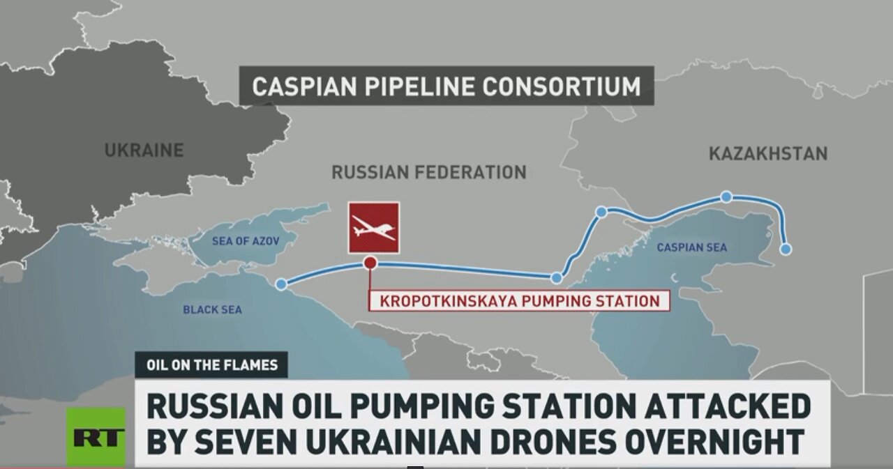 Russian oil pumping station attacked by 7 Ukrainian drones overnight