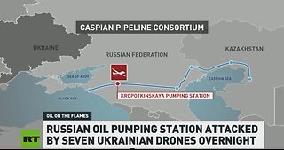 Russian oil pumping station attacked by 7 Ukrainian drones overnight