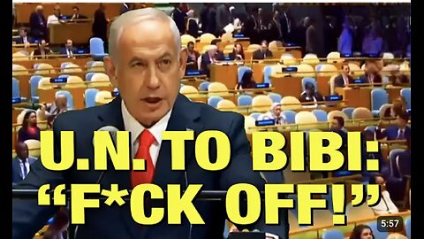 UN Delegates Walk Out EN MASSE to protest Benjamin Netanyahu!