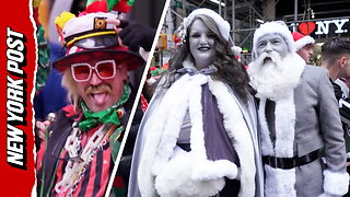 NYC SantaCon 2025: You've never seen this many Santas partying in one place