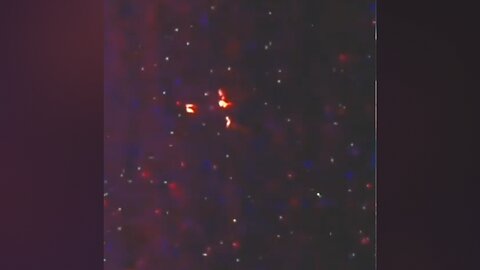 Triangle UFO Moves Across ISS Feed