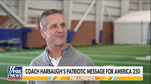 Coach Harbaugh: I'm A Proud American!