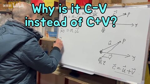 Why is it C - V instead of C + V?