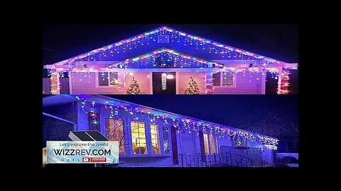 Upgraded Solar Christmas Lights304 LED Outdoor Christmas Decorations 8 Modes Waterproof Review