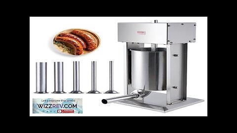 VEVOR Electric Sausage Stuffer 12 L Vertical Meat Stuffer 304 Stainless Steel Review