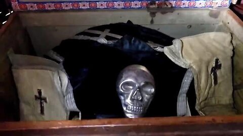 Authentic Knights Templar Chest & Regalia From 1866