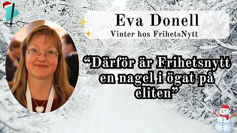"Folket håller på att vakna" - Eva Donell - Vintertal 2025