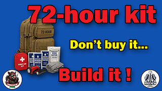 72-Hour kit - BUILD it don't BUY it! - Sunday Night Ragchew Ep.106